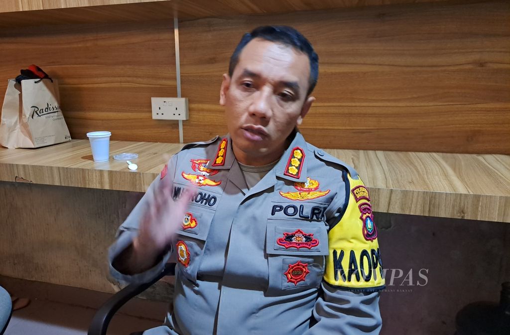 Kepala Polresta Barelang Komisaris Besar Nugroho Tri Nuryanto ketika dijumpai di Kota Batam, Kepulauan Riau, Jumat (15/9/2023).