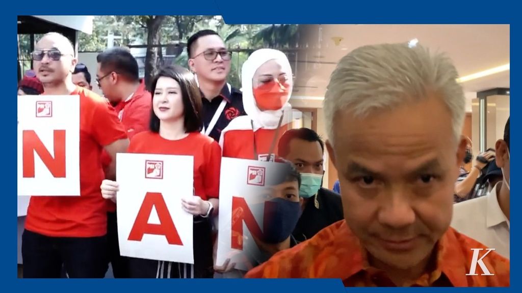 The Indonesian Solidarity Party (left) is nominating Central Java Governor Ganjar Pranowo (right) as Indonesia's presidential candidate in the 2024 elections.
