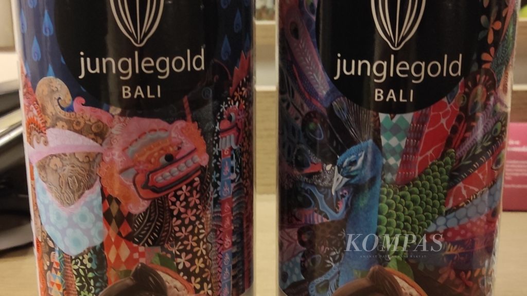 Produk cokelat bermerek Junglegold Bali merupakan cokelat nabati pertama di dunia.