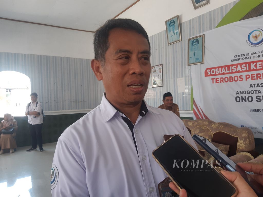 Arik Hari Wibowo, Fungsional Utama Analis Aquakultur Direktorat Jenderal Perikanan Budidaya Kementerian Kelautan dan Perikanan, Senin (16/10/2023).