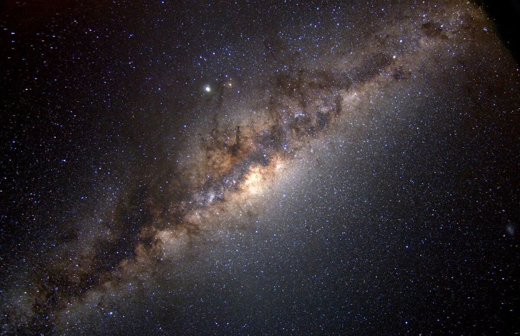 The Milky Way Galaxy seen from Earth.