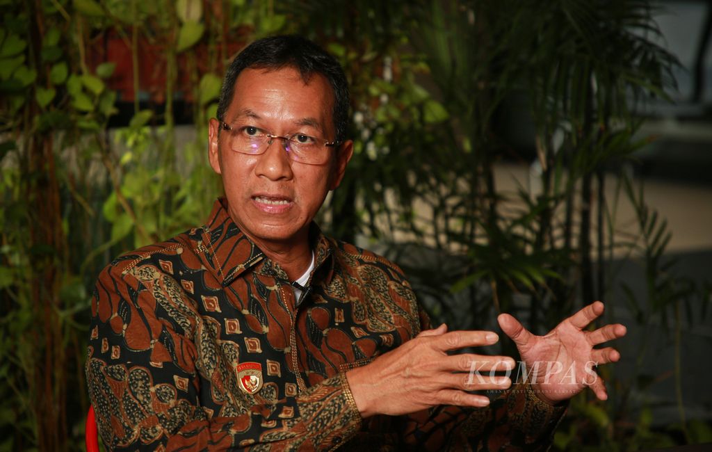 Heru Budi Hartono, Penjabat Gubernur DKI Jakarta