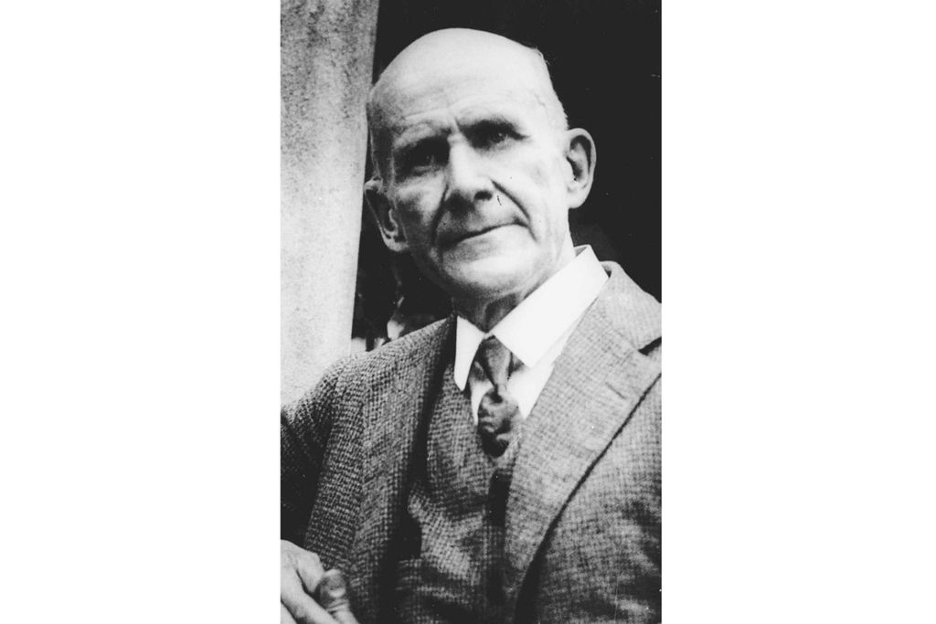 Eugene Debs dalam sebuah foto tanpa tanggal. Ia mencalonkan diri sebagai presiden Amerika Serikat dari balik penjara pada tahun 1920. 