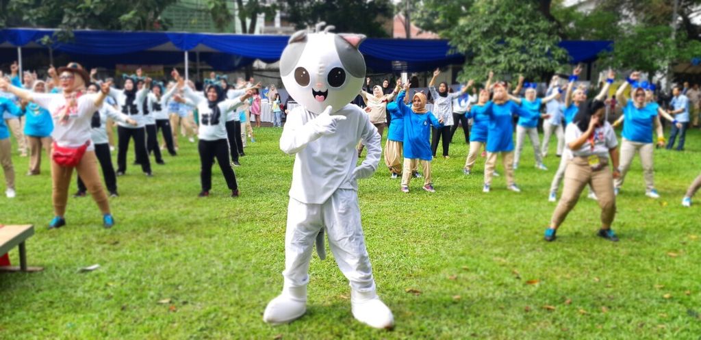 Maskot Bobby, si kucing kesayangan Prabowo Subianto, Sabtu (9/3/2019), di DPP Partai Gerindra, Pasar Minggu, Jakarta, dalam Lomba Kucing Mirip Bobby.