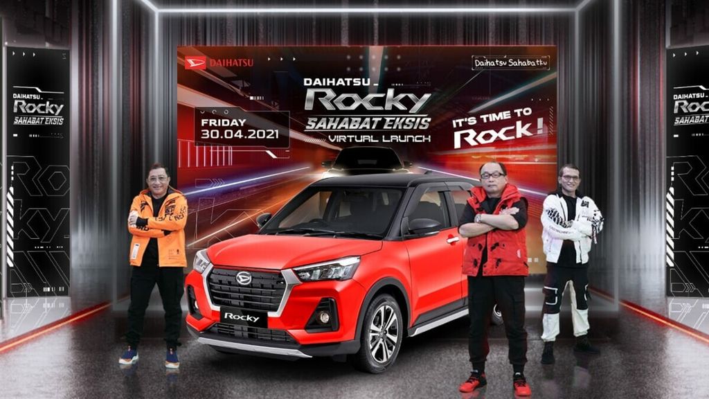 Mobil Daihatsu Rocky secara resmi diluncurkan sebagai produk kolaborasi antara PT Astra Daihatsu Motor dan PT Toyota Astra Motor, Jumat (30/4/2021), di Jakarta. 