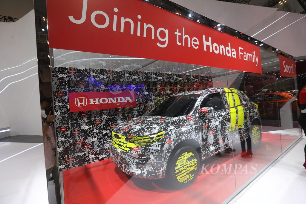 Honda SUV RS Concept dipamerkan dalam GIIAS 2022 di ICE BSD, Tangerang, Banten, Kamis (11/8/2022).