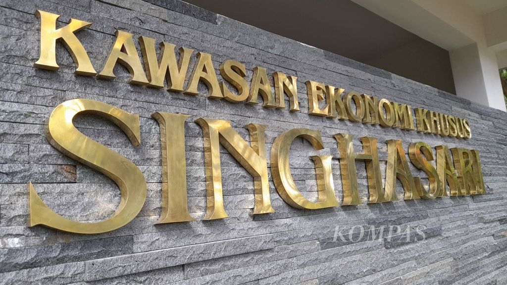 Kawasan Ekonomi Khusus Singhasari di Singosari, Kabupaten Malang, Jawa Timur, Selasa (15/10/2022)