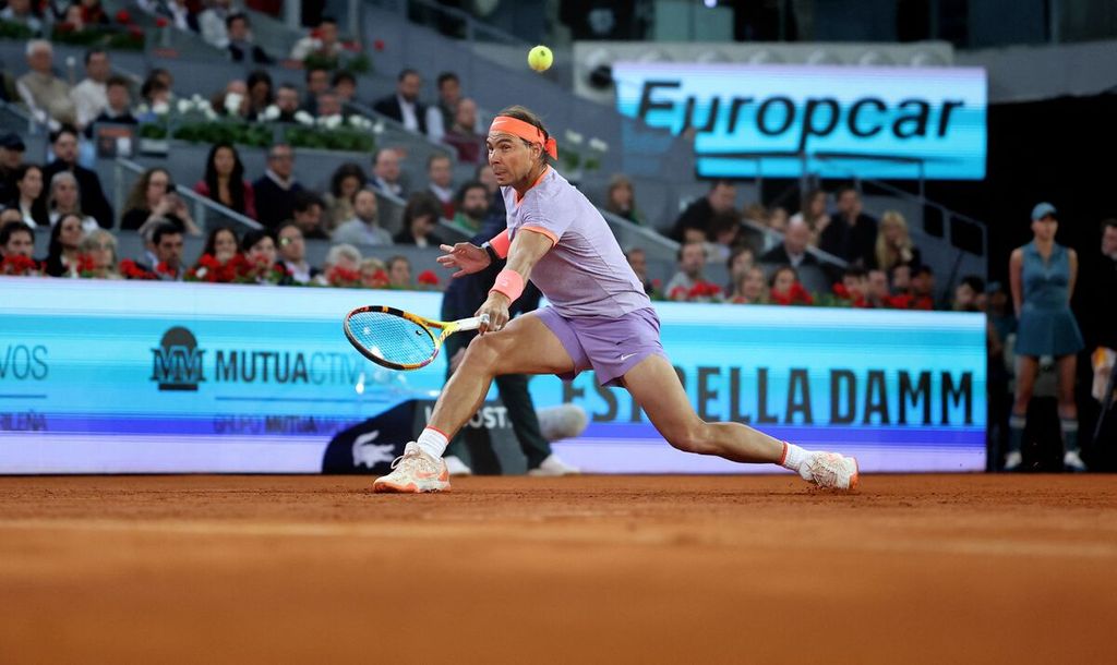Rafael Nadal appeared competitive when he beat Alex de Minaur in the second round of the ATP Masters 1000 Madrid tournament, Saturday (27/4/2024).