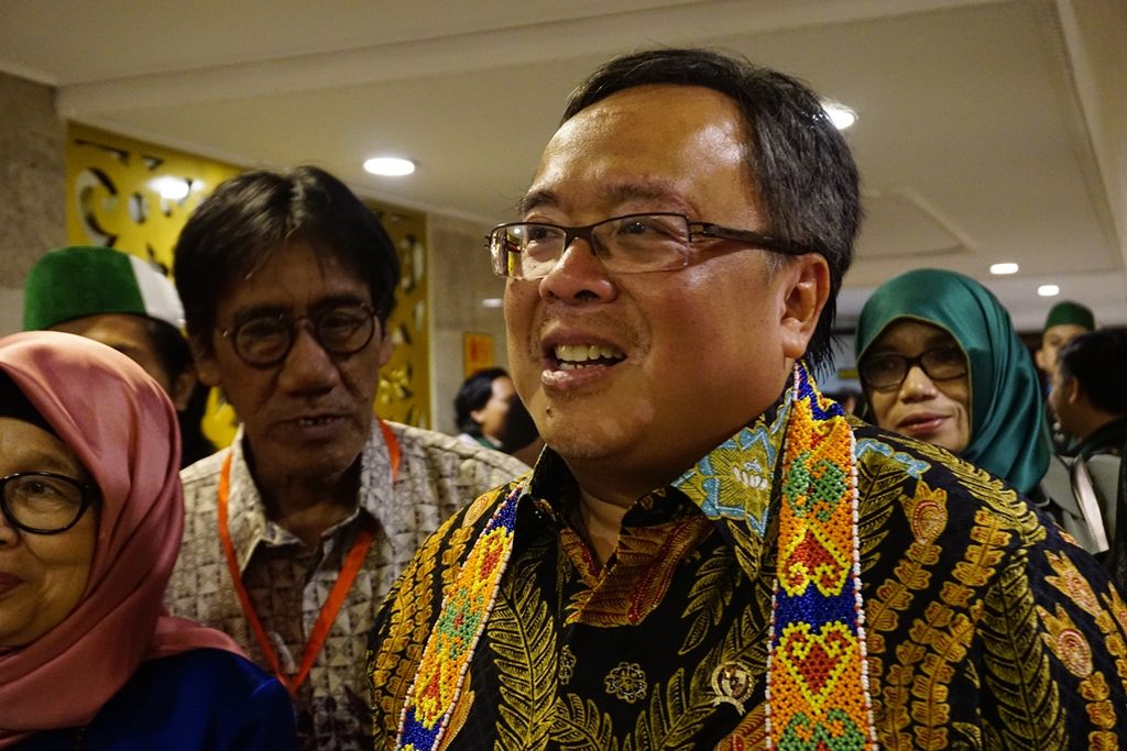 Mantan Menteri Perencanaan Pembangunan Nasional/Kepala Bappenas Bambang PS Brodjonegoro.