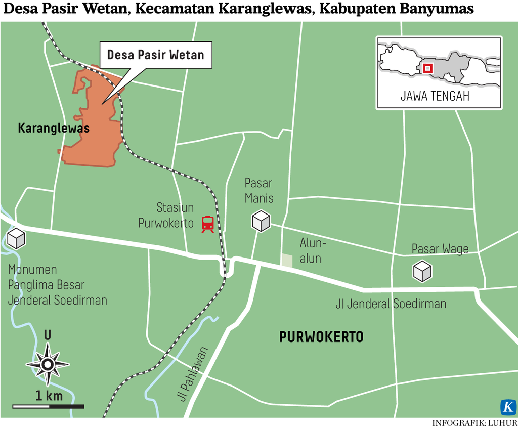 Infografik Desa Pasir Wetan, Kecamatan Karanglewas, Kabupaten Banyumas