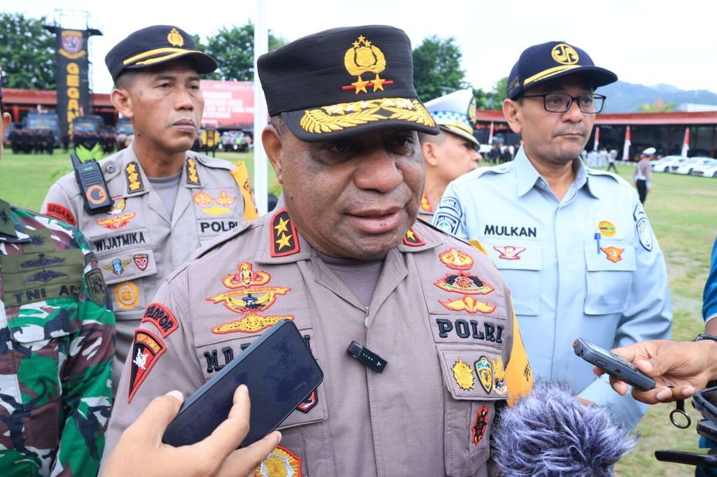 Kapolda Papua Inspektur Jenderal Mathius Fakhiri.
