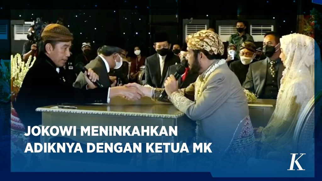 Pernikahan antara Ketua Mahkamah Konstitusi Anwar Usman dan adik Presiden Joko Widodo, Idayati, terlaksana pada Kamis (26/5/2022). 