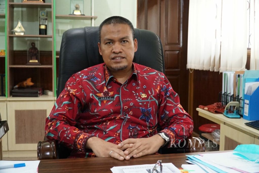 Arry Yuswandi semasa menjabat Kepala Dinas Kesehatan Sumatera Barat ditemui di Padang, Sumbar, Kamis (7/1/2021).