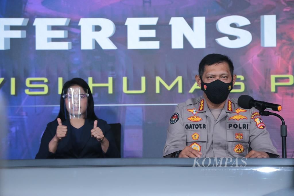 Kabagpenum Divisi Humas Polri Komisaris Besar Gatot Repli Handoko