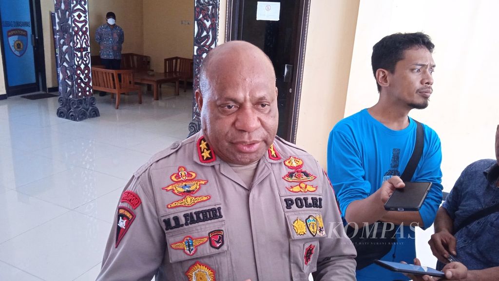 Kapolda Papua Inspektur Jenderal Mathius Fakhiri.