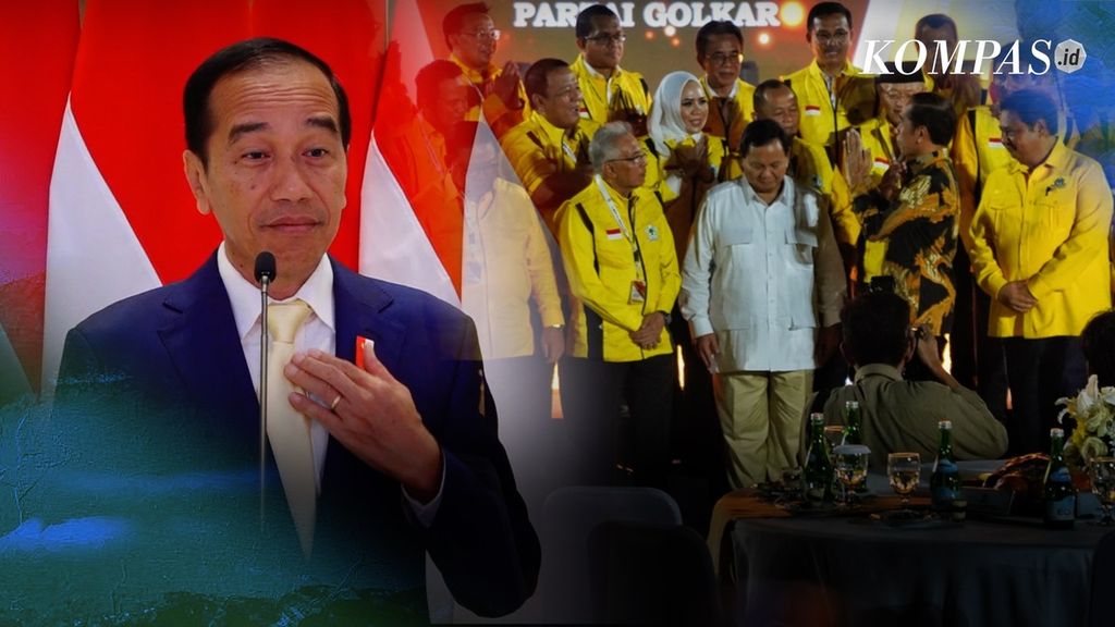 Presiden Joko Widodo menjawab singkat pertanyaan wartawan soal alasan memakai dasi kuning saat akan bertolak untuk menghadiri KTT ASEAN-Jepang di Tokyo, Jepang, Sabtu (16/12/2023).