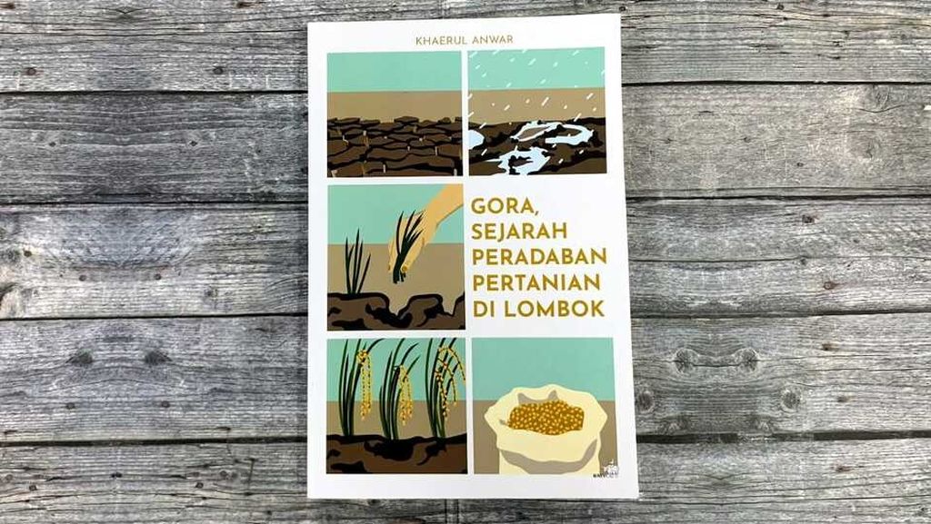 Halaman muka buku berjudul <i>Gora, Sejarah Peradaban Pertanian di Lombok</i>