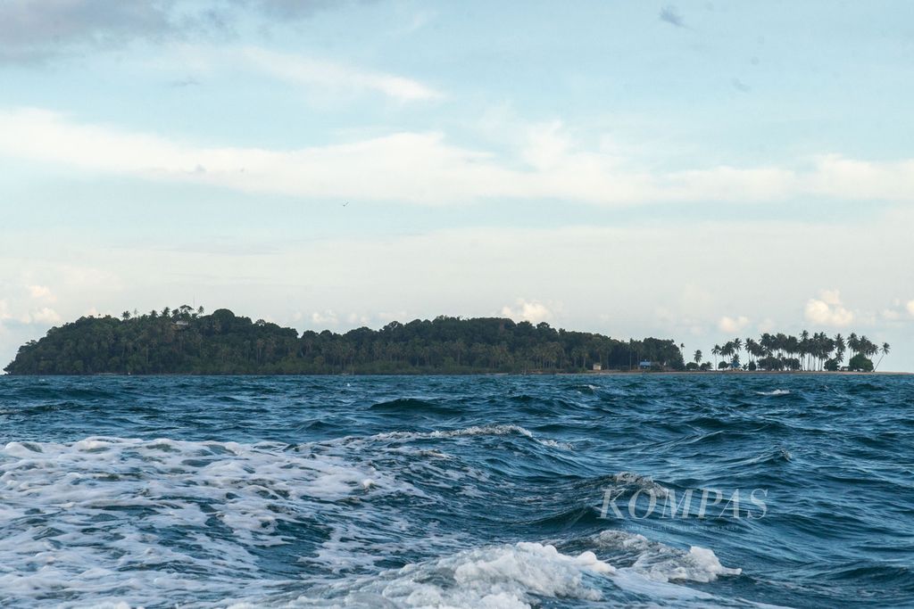 Pulau Lampu, Kelurahan Karas, Kecamatan Galang, Batam, Kepulauan Riau, Minggu (26/9/2021).