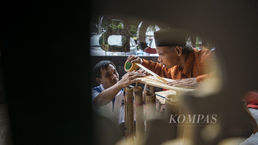 Pementasan ketoprak Paguyuban Destra Budaya dalam acara Jambore Difabel Istimewa di Museum Sono Budoyo, Yogyakarta, Minggu (13/11). 