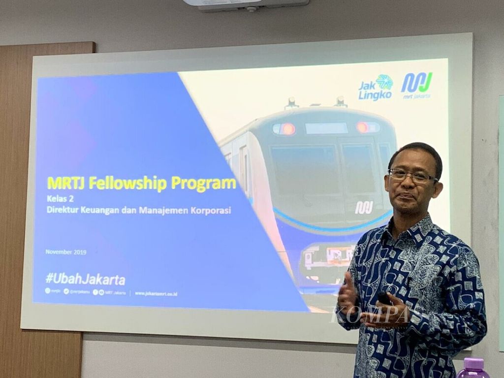 Tuhiyat yang kini menjabat sebagai Direktur Utama PT MRT Jakarta