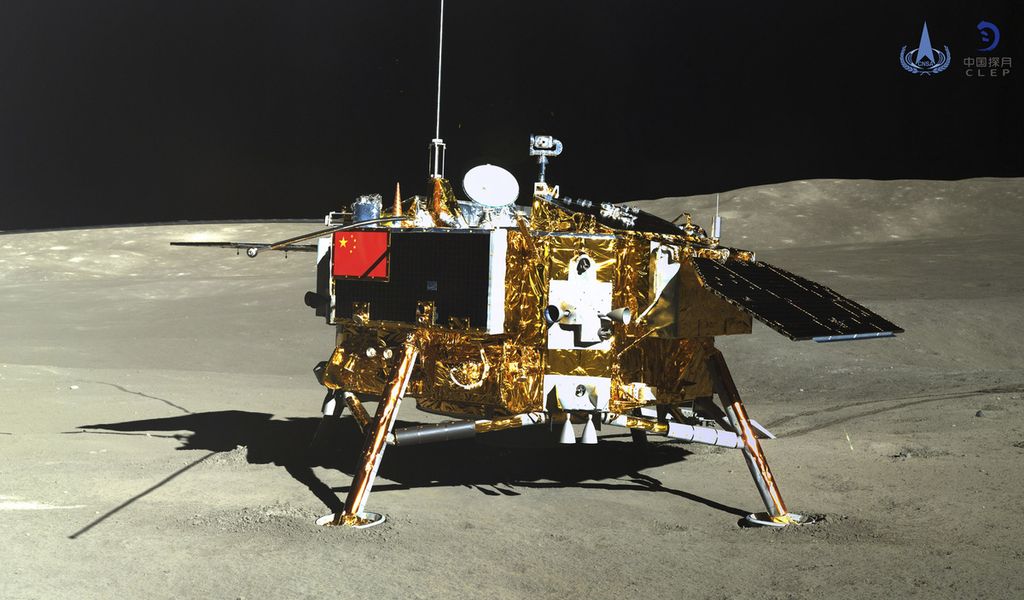 Wahana antariksa China, Chang'e-6,  mendarat di Bulan pada Januari 2019.