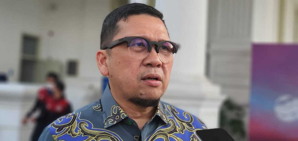 Wakil Ketua Umum Partai Golkar Ahmad Doli Kurnia Tandjung di Kompleks Istana Kepresidenan, Jakarta, Senin (5/6/2023).