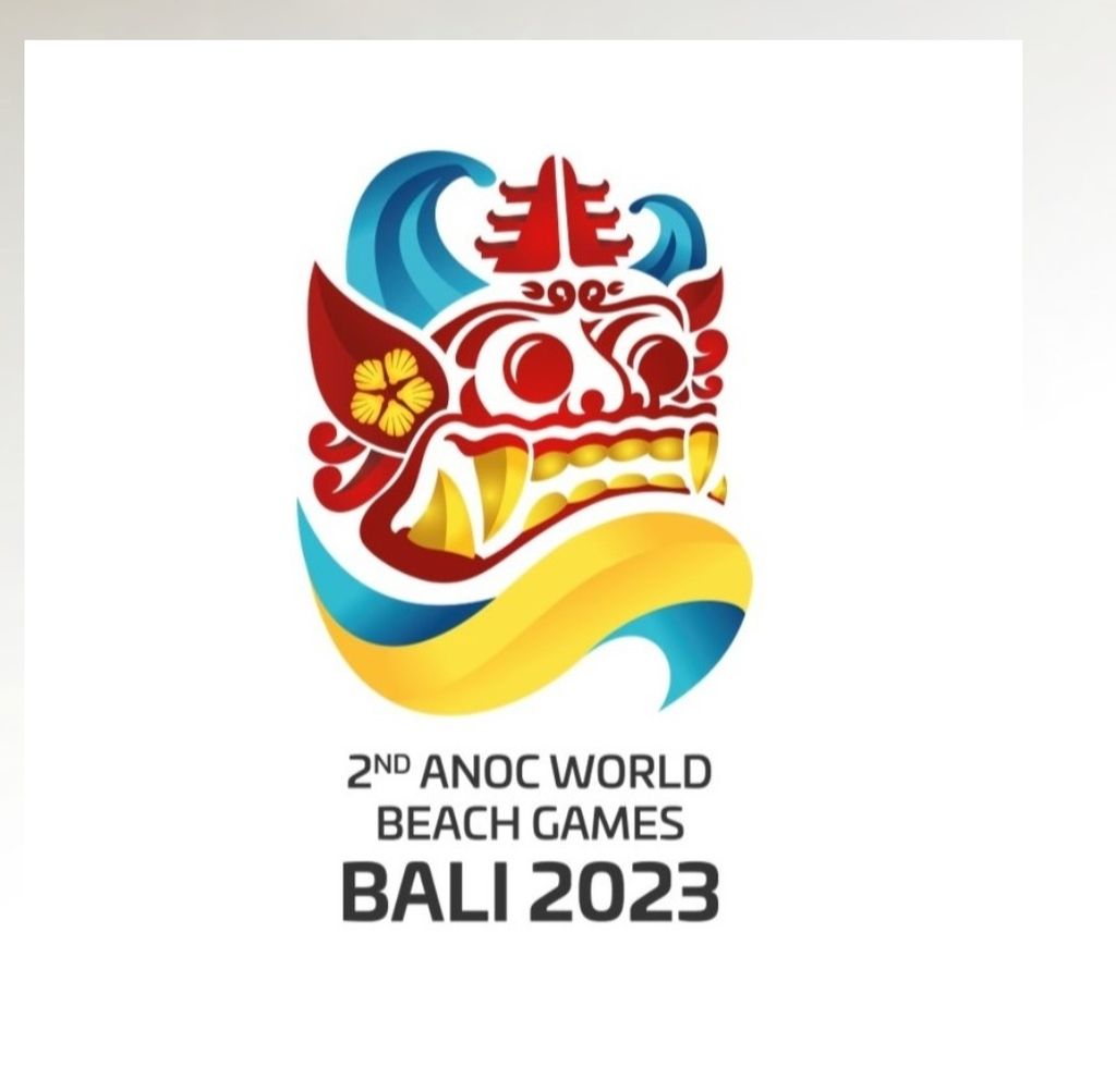 Logo Bali World Beach Games 2023 yang semula dijadwalkan berlangsung pada 5-12 Agustus 2023.