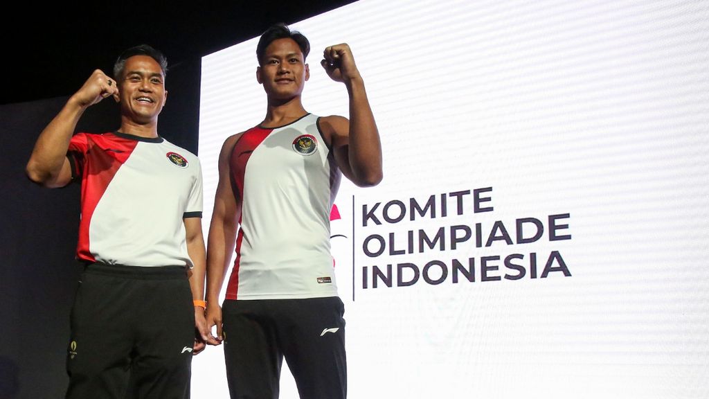 Peluncuran Jersey Merah Putih Untuk Olimpiade Paris 2024 - Kompas.id