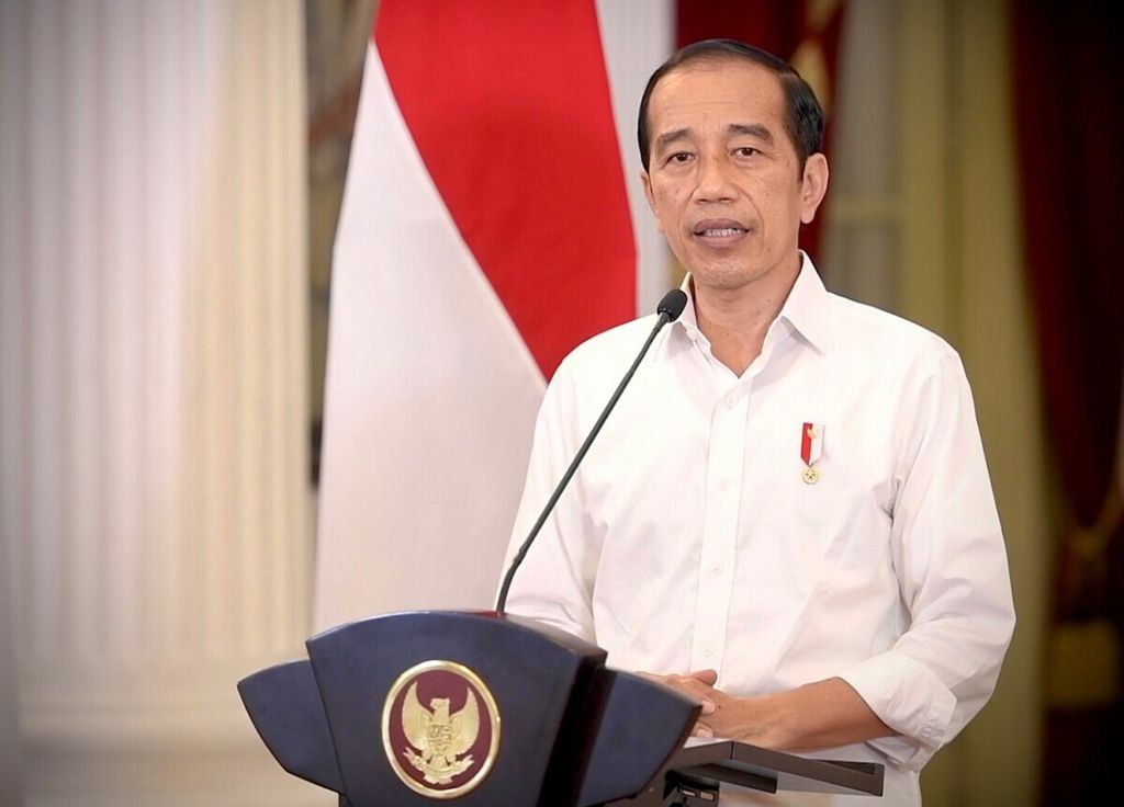 Presiden Joko Widodo, Senin (23/8/2021).