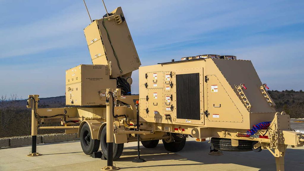 Foto yang disiarkan Raytheon Technologies terlihat radar pertahanan udara GhostEye® MR yang menjadi bagian terbaru National Advanced Surface to Air System (NASAMS). 