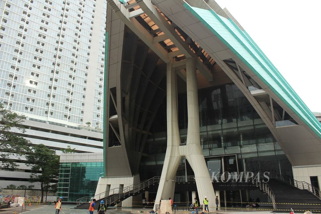 Gedung Teater Besar Taman Ismail Marzuki (TIM), Jakarta, Jumat (17/6/2022). 