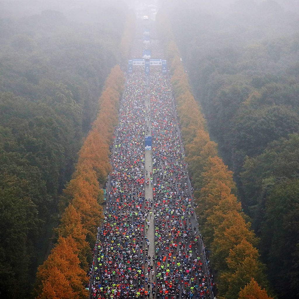 Suasana Berlin Marathon 2017.