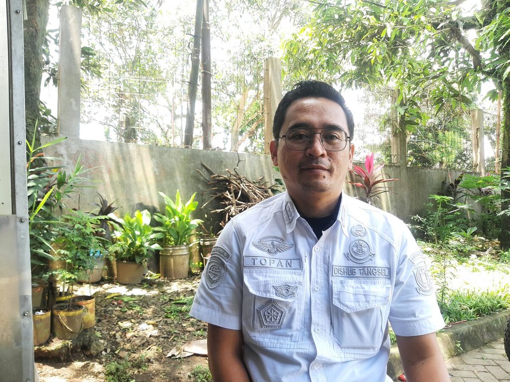 Kepala Bidang Lalu Lintas Dinas Perhubungan Tangerang Selatan Arif Afwan Taufani