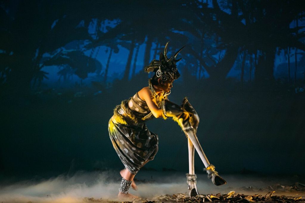 Pementasan Teater Monolog "Drupadi", 15 Oktober 2023, dalam rangkaian Festival Seni Bali Jani di Taman Budaya Bali, Denpasar. 