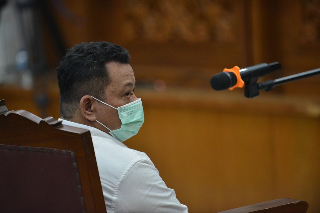 Kuat Ma’ruf di Pengadilan Negeri Jakarta Selatan, Senin (17/10/2022). 
