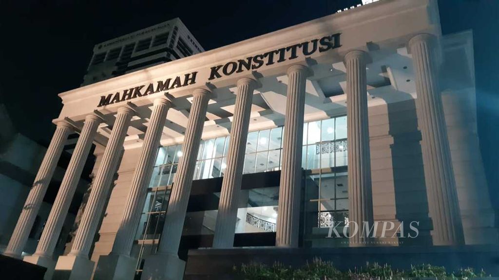 Gedung Mahkamah Konstitusi di Jakarta, 24 Mei 2019.