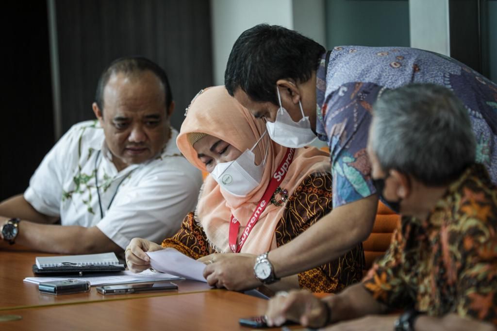 Tim Satgas Penanganan Koperasi Bermasalah mengunjungi KSP Sejahtera Bersama di Bogor, Jawa Barat, Kamis (11/8/2022), untuk memastikan proses pembayaran utang kepada para anggota koperasi terus dilakukan sesuai putusan PKPU. 