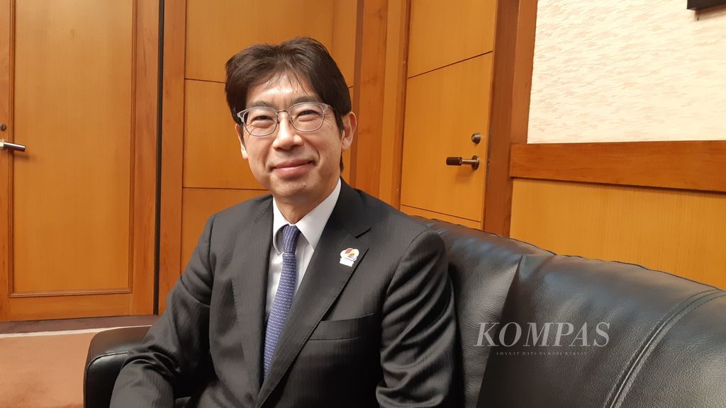 Duta Besar Misi Jepang untuk ASEAN Masahiko Kiya di Jakarta, Selasa (6/6/2023).