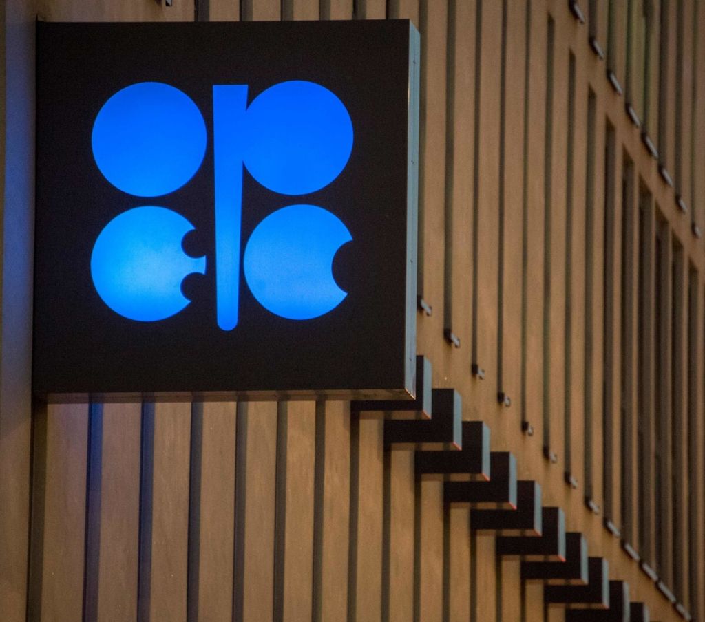 Logo OPEC, organisasi negara-negara penghasil minyak bumi.