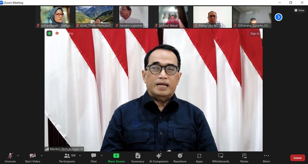 Minister of Transportation Budi Karya Sumadi explained the potential of community movement during Eid al-Fitr in 2024 in a virtual press conference on Sunday (March 17, 2024). This year, there is a tendency for an increase in community interest to go on a homecoming trip compared to 2023 by 45.8 percent or 123.8 million people.