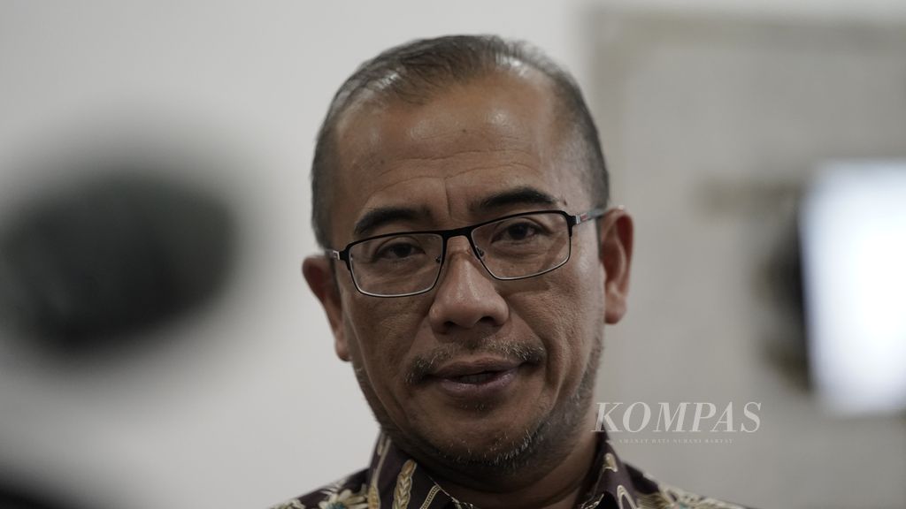 Ketua Komisi Pemilihan Umum (KPU) Hasyim Asy'ari 