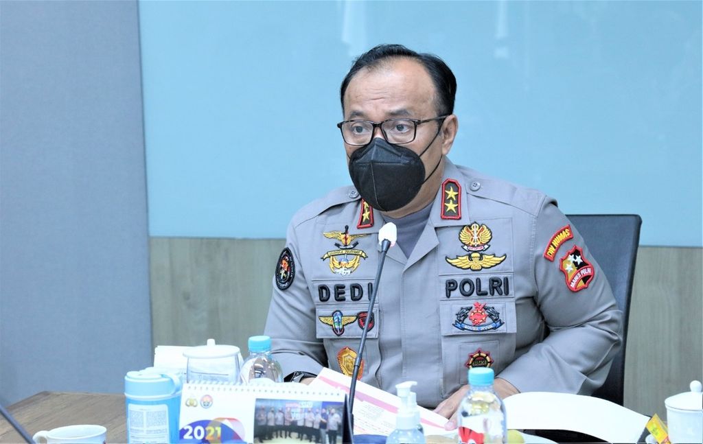 Kepala Divisi Humas Pori Inspektur Jenderal Dedi Prasetyo.