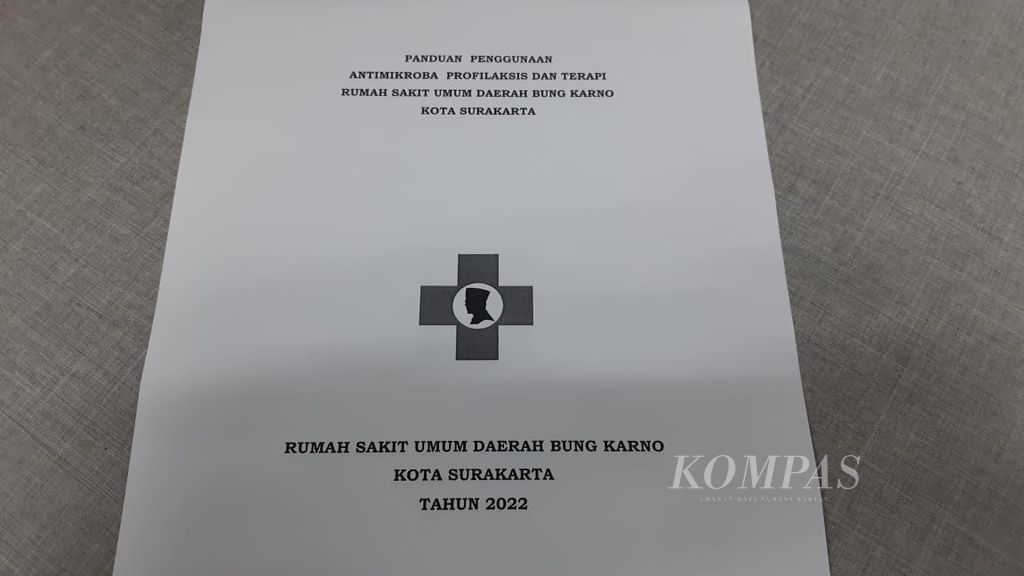 Dokumen Panduan Penggunaan Antibiotik atau PPAB milik RSUD Bung Karno.