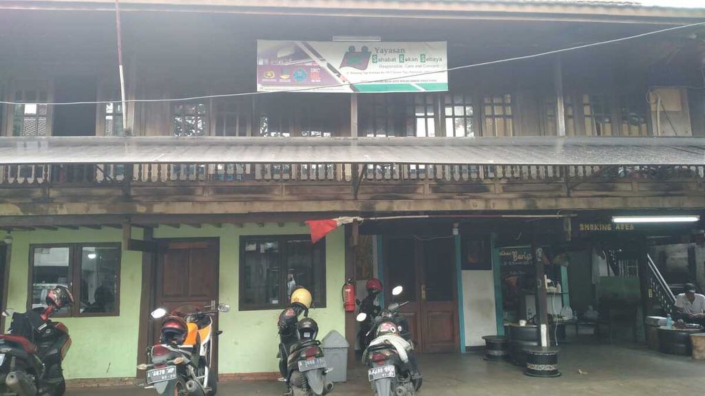 Yayasan Sahabat Rekan Sebaya menjadi salah tempat rehabilitasi di Jakarta. Senin (2/1/2023).