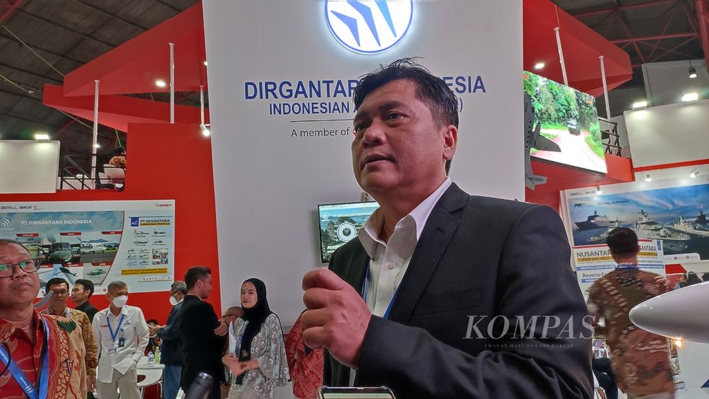Direktur Utama PT Dirgantara Indonesia Gita Amperiawan