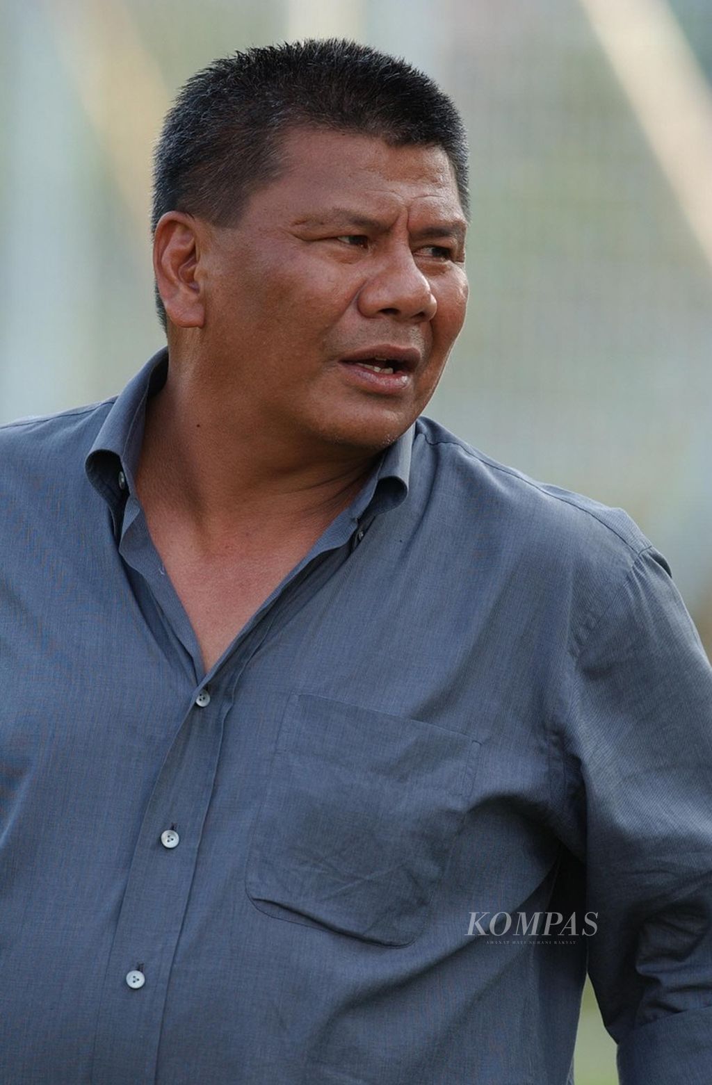 Pelatih Persita Tangerang Benny Dollo