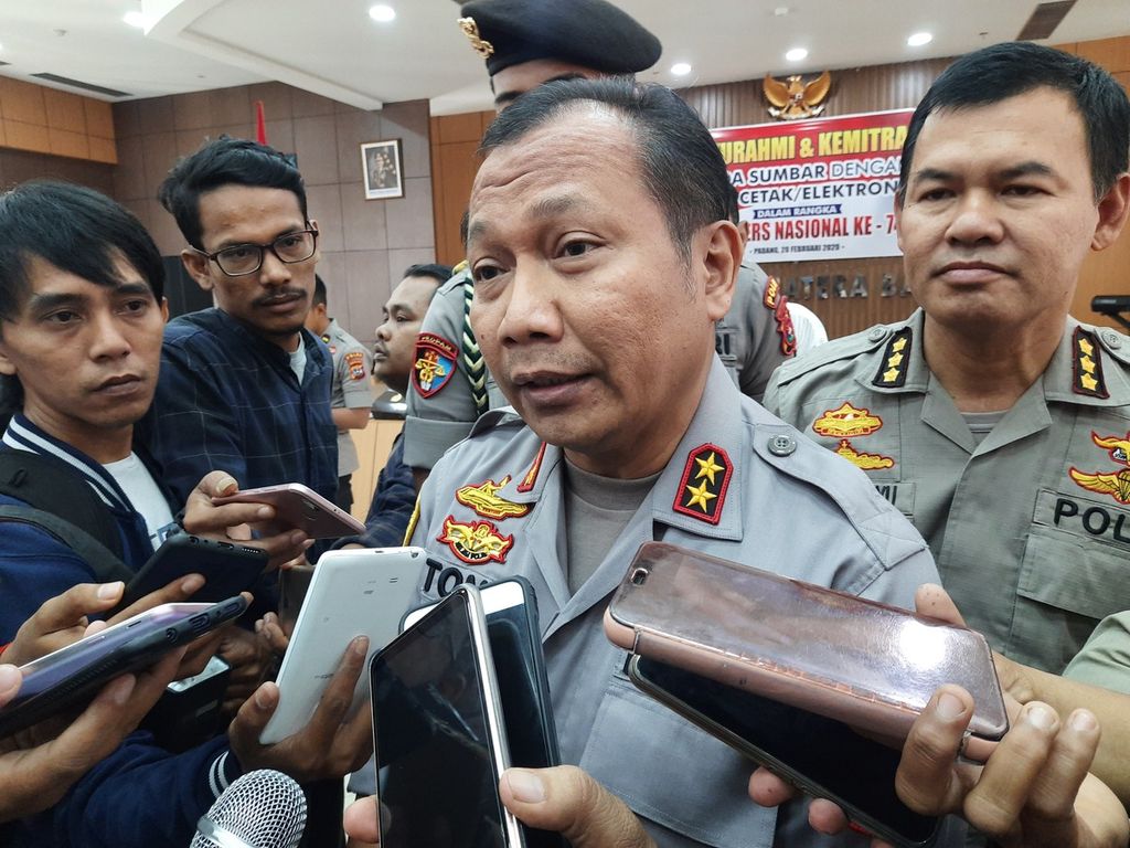 Kepala Kepolisian Daerah Sumatera Barat Inspektur Jenderal Toni Harmanto ditemui di Padang, Sumbar, Kamis (20/2/2020).