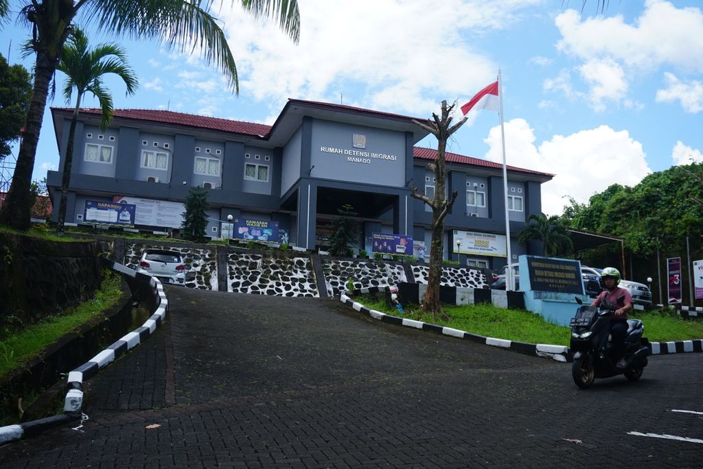 Rumah Detensi Imigrasi (Rudenim) Manado, Sulawesi Utara, 7 Maret 2023.