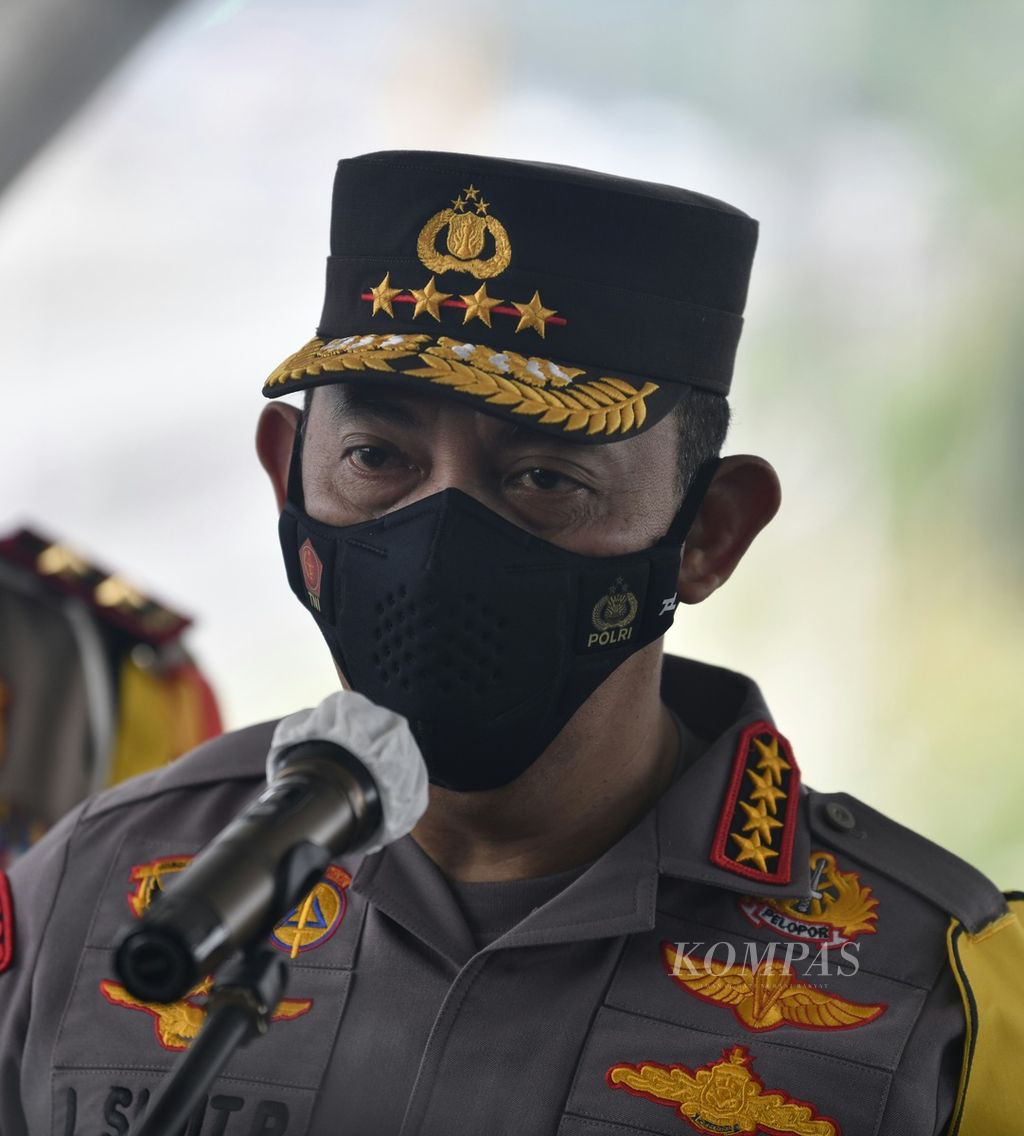 National Police chief Gen. Listyo Sigit Prabowo