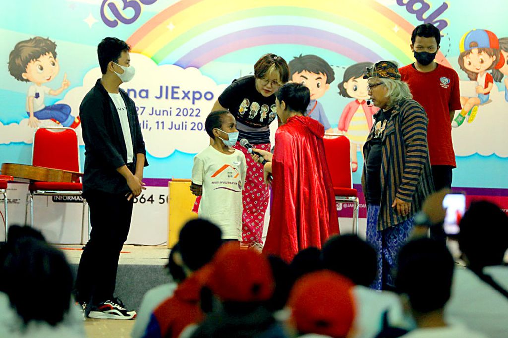 Momen Keceriaan Anak-anak Panti Asuhan di Jakarta Fair Kemayoran 2022